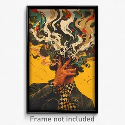 German Movie Poster - Man Feeling Unhappy, Taut Bandana (Germany Film Art Print)