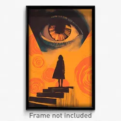 German Movie Poster - Rectangular Steps (Germany Retro Film Art Print)