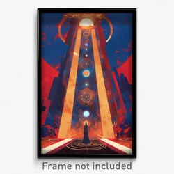 Movie Art Poster - Nifty Dais (Psychedelic Trippy Retro Cartoon Film Print)
