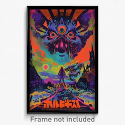 Spanish Movie Poster - Murky Gallery (Spain Psychedelic Art Retro Film Print)