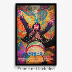 Korean Movie Poster - Boy Feeling Schadenfreude, Large Grey Legwear (Art Print)