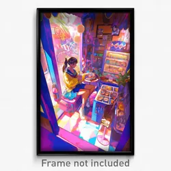 Art Poster - Sweet Bazaar (Psychedelic Trippy Weird 11x17 Print)