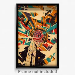 Greek Movie Poster - Rusty Tacos (Greece Psychedelic Art Retro Film Print)