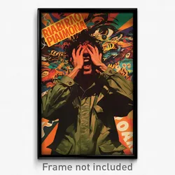 Brazilian Movie Poster - Man Feeling Paranoid, Black Green Jacket (Art Print)