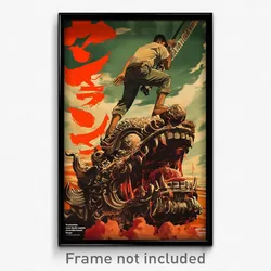 Indonesian Movie Poster - Man Feeling Dominant, Crazy Green Legwear (Art Print)