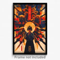 Vietnamese Movie Poster - Oval Claim (Vietnam Psychedelic Art Retro Film Print)