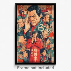 Vietnamese Movie Poster - Man Feeling Grumpiness, Red Chinese Clothes (Print)