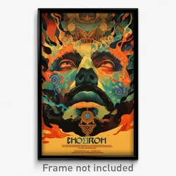 Greek Movie Poster - Magnificent Mouth (Greece Psychedelic Art Retro Film Print)