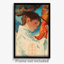 Vietnamese Movie Poster - Boy Feeling Gratitude, Kaleidoscopic White Robe