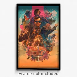 French Movie Poster - Shiny Clearing (France Psychedelic Art Retro Film Print)