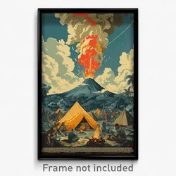 Indonesian Movie Poster - Important Encampment (Indonesia Retro Film Art Print)