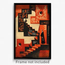 Russian Movie Poster - Unique Book (Russia Psychedelic Art Retro Film Print)
