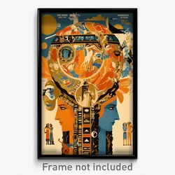 Greek Movie Poster - Accurate Mars (Greece Psychedelic Art Retro Film Print)