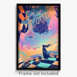 Movie Art Poster - Beloved Stockholm (Psychedelic Retro Weird Film Print)