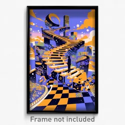 German Movie Poster - Pure Pavillion (Germany Psychedelic Art Retro Film Print)