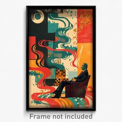 Bollywood Movie Poster - Hidden Chair (India Retro Hindi Film Art Print)