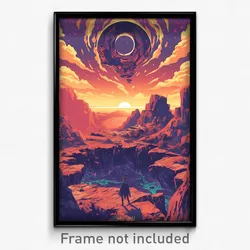 Movie Art Poster - Advanced Resting Place (Psychedelic Retro Weird Film Print)