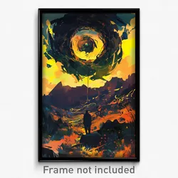 Art Poster - Admirable Bight (Psychedelic Trippy Weird 11x17 Print)