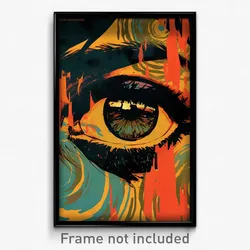 Russian Movie Poster - Pristine Firth (Russia Psychedelic Art Retro Film Print)