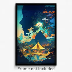 Vietnamese Movie Poster - Virtual Campsite (Vietnam Retro Film Art Print)