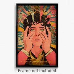 Greek Movie Poster - Boy Feeling Apprehension, Fantastic Pink Sleeves (Print)