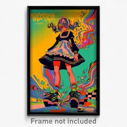 German Movie Poster - Girl Feeling Alienation, Wobbly Maid (Germany Art Print)