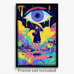 Art Poster - Valuable Hovel (Psychedelic Trippy Weird 11x17 Print)