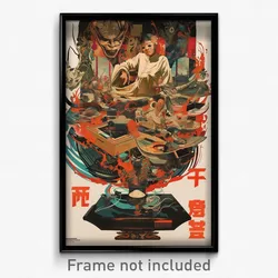 Chinese Movie Poster - Uncommon Table (China Psychedelic Art Retro Film Print)