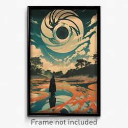 Greek Movie Poster - Dizzying Flood Plain (Greece Retro Film Art Print)