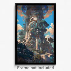 Art Poster - Massive Convent (Psychedelic Trippy Weird 11x17 Print)