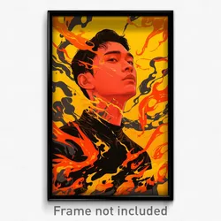 Indonesian Movie Poster - Man Feeling Eagerness, Realistic Elbow Gloves (Print)