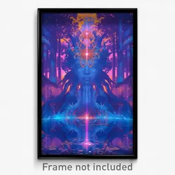Art Poster - Pure State (Psychedelic Trippy Weird 11x17 Print)