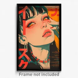 Japanese Movie Poster - Girl Feeling Insightful, Homely Carrot Necklace (Print)