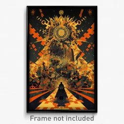 Spanish Movie Poster - Wiry Mausoleum (Spain Psychedelic Art Retro Film Print)