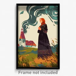 Icelandic Movie Poster - Basic Convent (Iceland Retro Film Art Print)