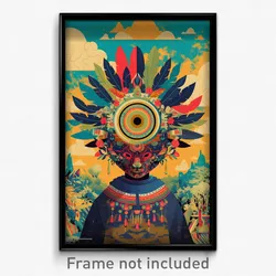 Mexican Movie Poster - Uncommon Mind (Mexico Psychedelic Art Retro Film Print)