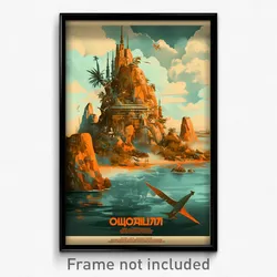 Russian Movie Poster - Large Seascape (Russia Psychedelic Art Retro Film Print)