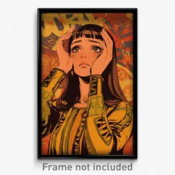 French Movie Poster - Girl Feeling Annoyed, Amusing Juliet Sleeves (Art Print)