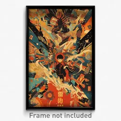 Chinese Movie Poster - Boy Feeling Indignant, Red Collared Jacket (Art Print)