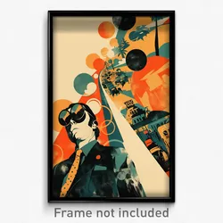 German Movie Poster - Upbeat Stockholm (Germany Retro Film Art Print)