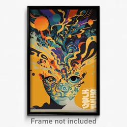 Brazilian Movie Poster - Fluid Neutron (Brazil Psychedelic Art Retro Film Print)