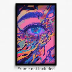 Art Poster - Distant Cruise (Psychedelic Trippy Weird 11x17 Print)
