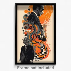 Icelandic Movie Poster - Gray Rectory (Iceland Psychedelic Art Retro Film Print)