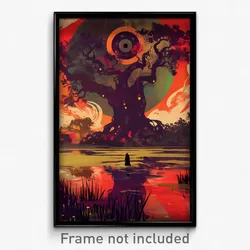 Spanish Movie Poster - Nice Marsh (Spain Psychedelic Art Retro Film Print)