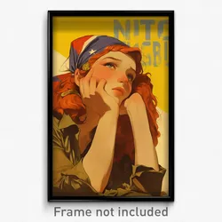 French Movie Poster - Girl Feeling Mixed Up, Rundown Armlet (France Art Print)