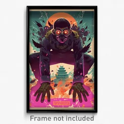 Mexican Movie Poster - Boy Feeling Fury, Mellow Purple Bodysuit (Art Print)