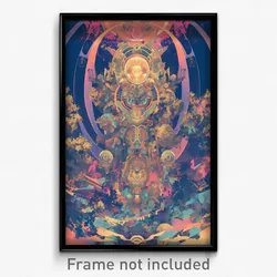 Art Poster - Grandiose Tube (Psychedelic Trippy Weird 11x17 Print)