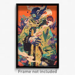 Greek Movie Poster - Glossy Roost (Greece Psychedelic Art Retro Film Print)