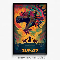 Mexican Movie Poster - Wiry Stadium (Mexico Psychedelic Art Retro Film Print)