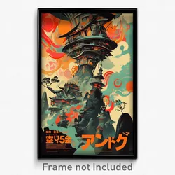 French Movie Poster - Electric Trenches (France Retro Film Art Print)